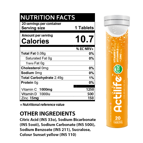 ACTILFE Effervescent CDZ(OA&J)