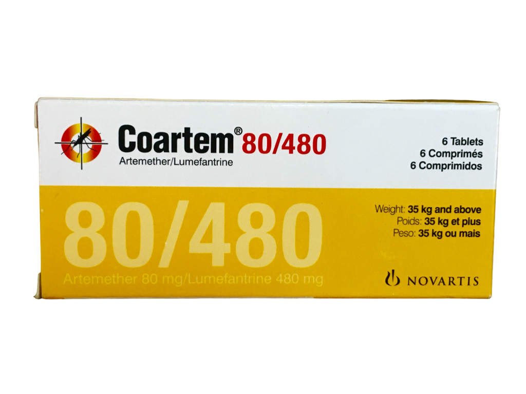 COARTEM TAB  80/480MG 6's 