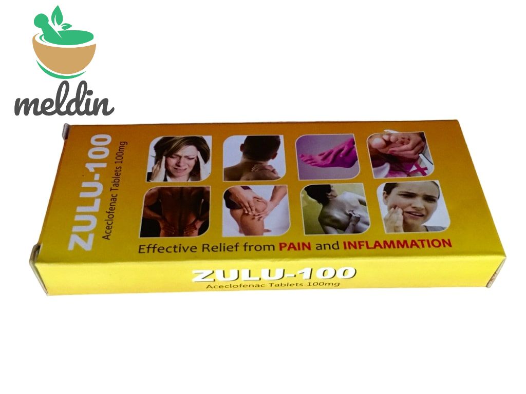 ZULU TAB (ACECLOFENAC 100MG)