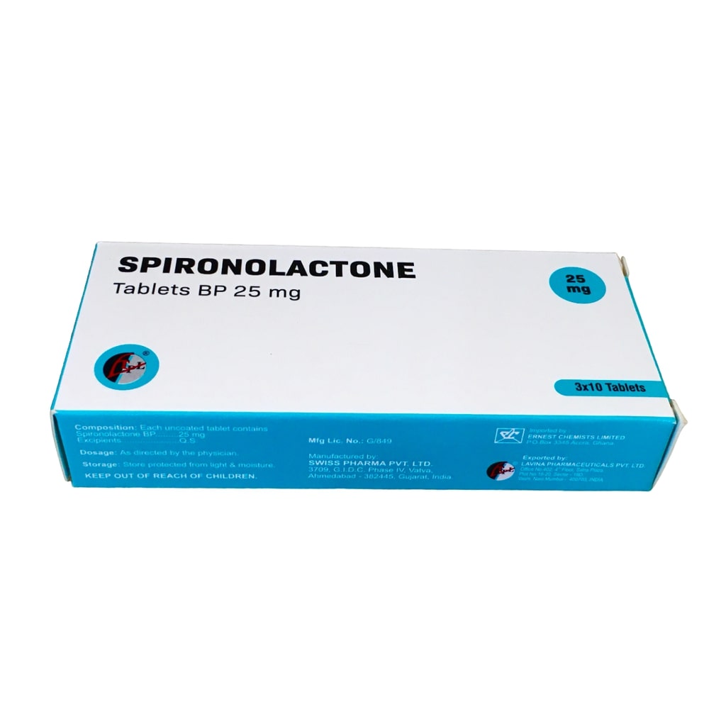 SPIRONOLACTONE 25MG TAB 28'