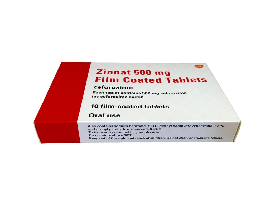 ZINNAT 500MG TABS 10'S