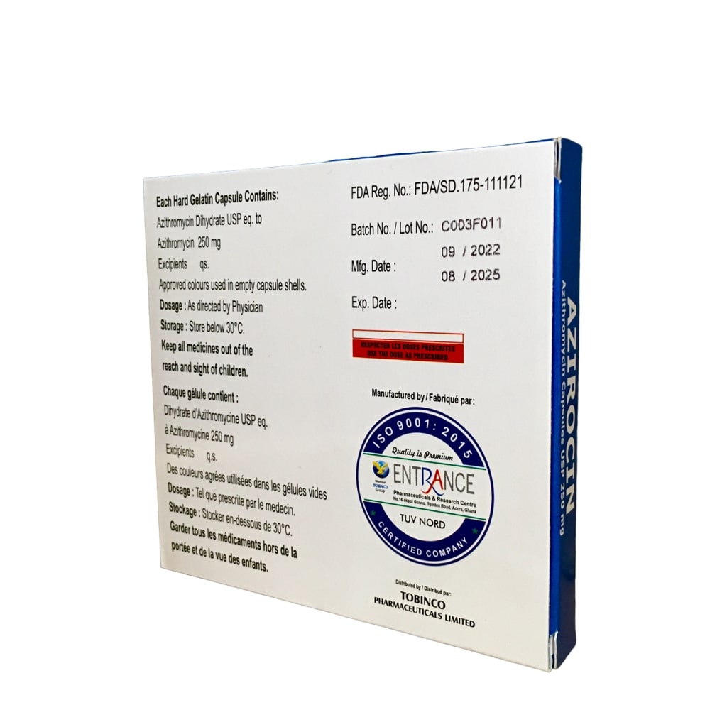 AZIROCIN CAPSULE ENT