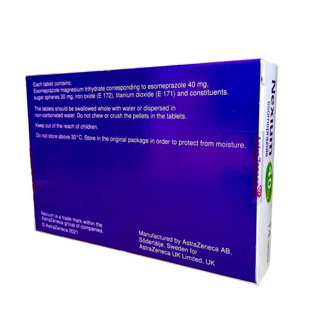 Nexium tab 40mg 14's
