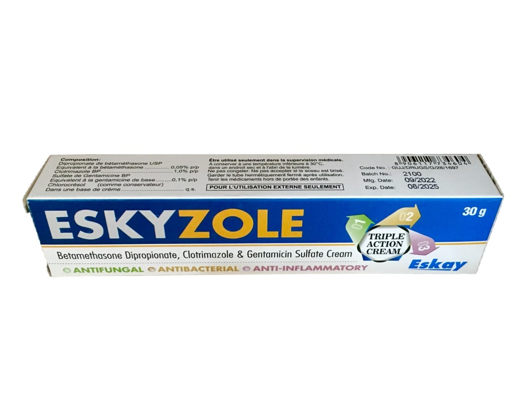 ESKYZOLE CREAM 30G (ESKAY)