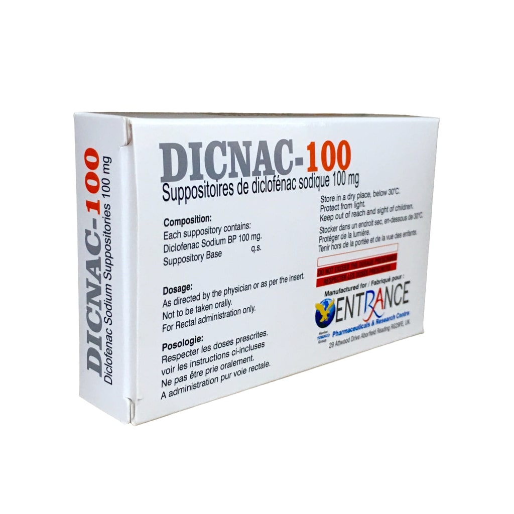 DICNAC 100MG SUPP