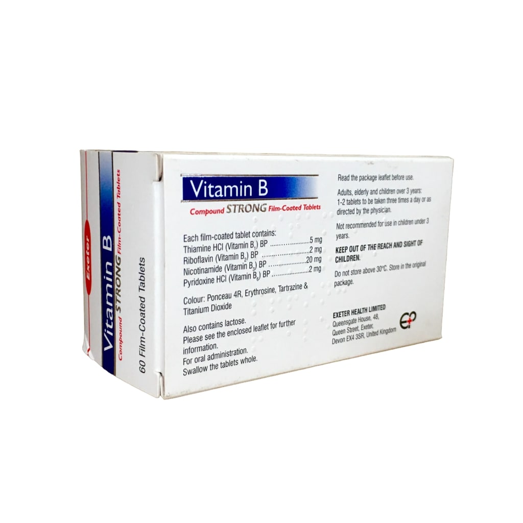 Vit B-Complex Strong tab (Exeter)