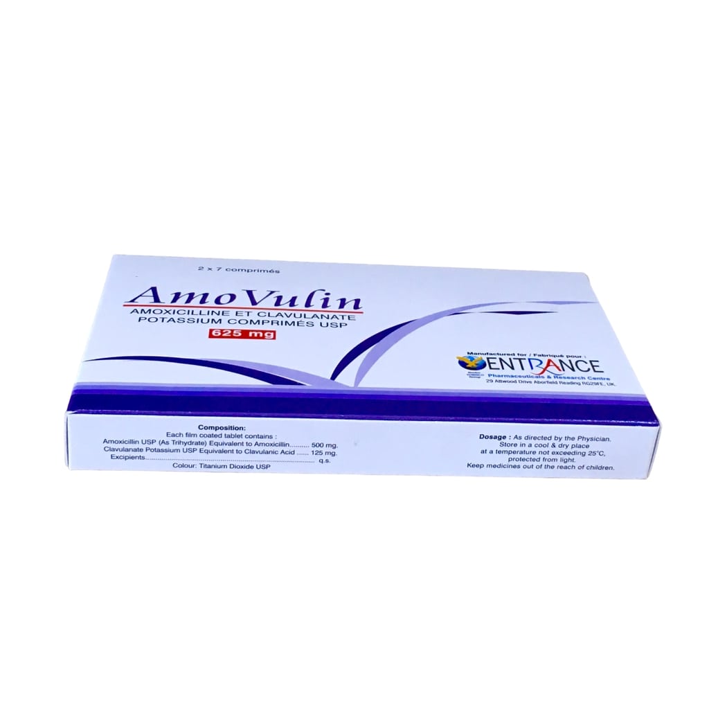 AMOVULIN-625 TABLET 2 X 7