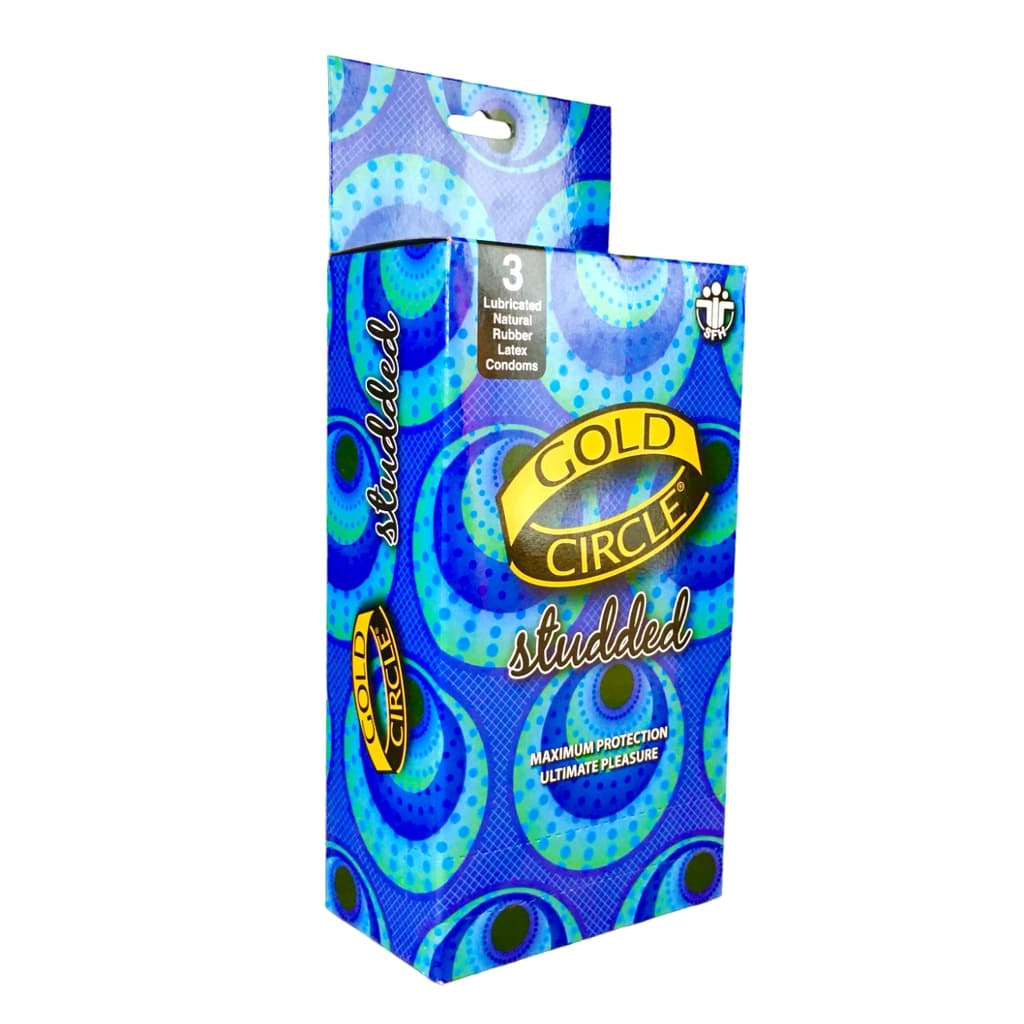 GOLD CIRCLE CONDOM 3's(Studded)