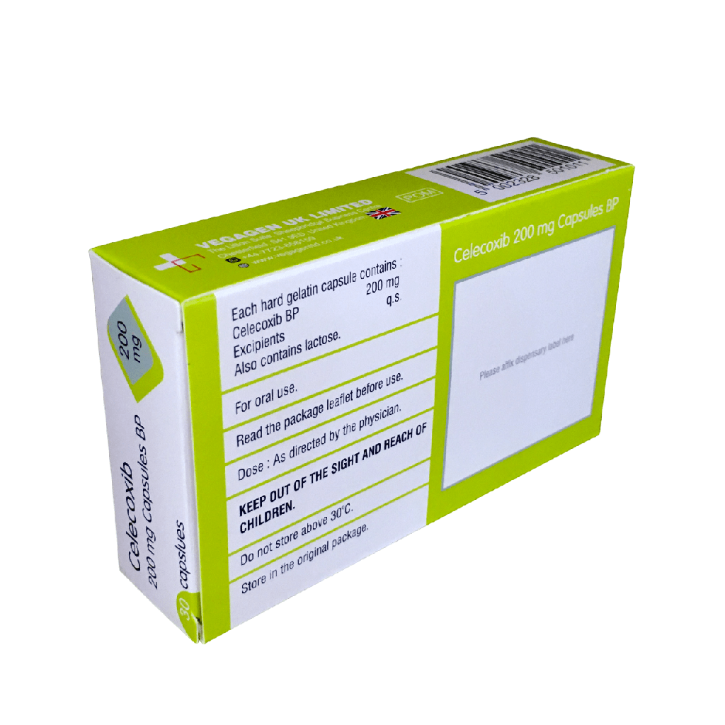 CELECOXIB CAPS 200MG 30's VEGA UK