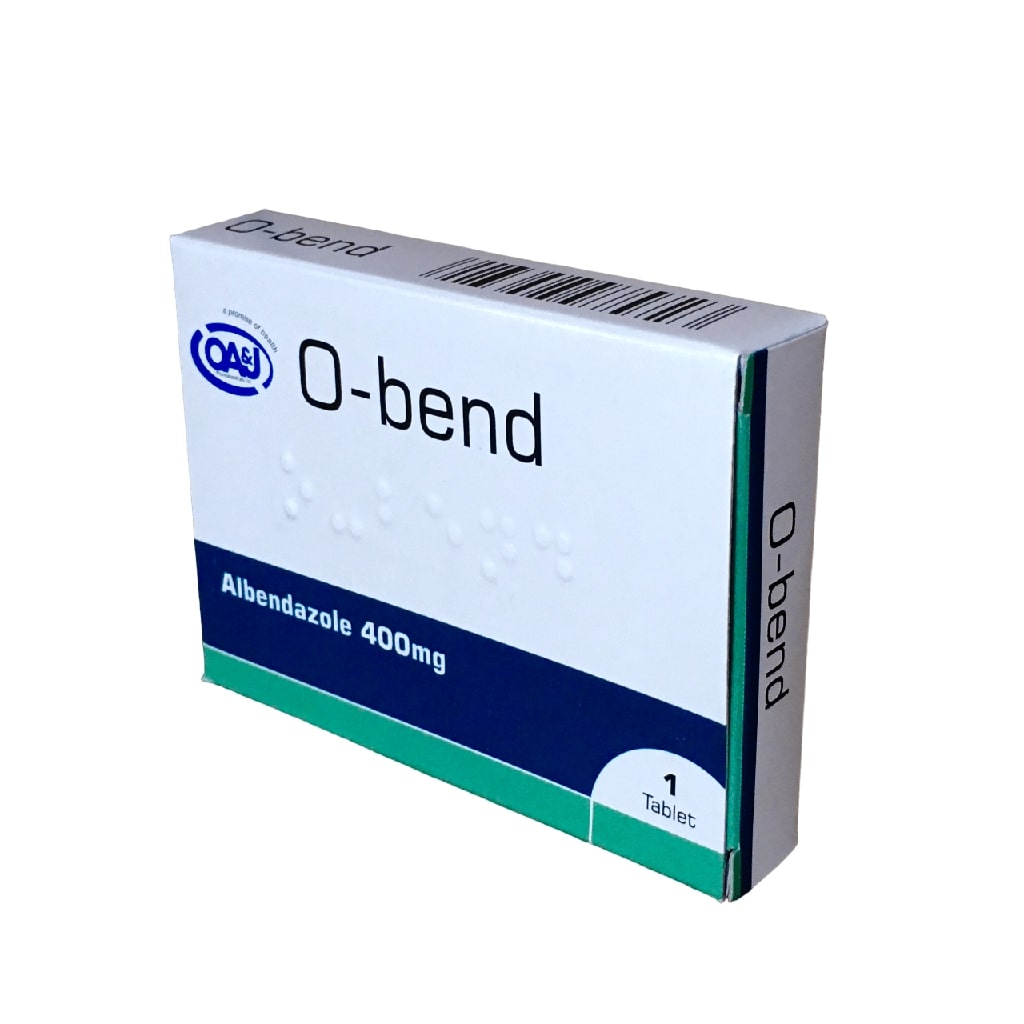 ALBENDAZOLE 400MG TAB(OA&J) 10'S