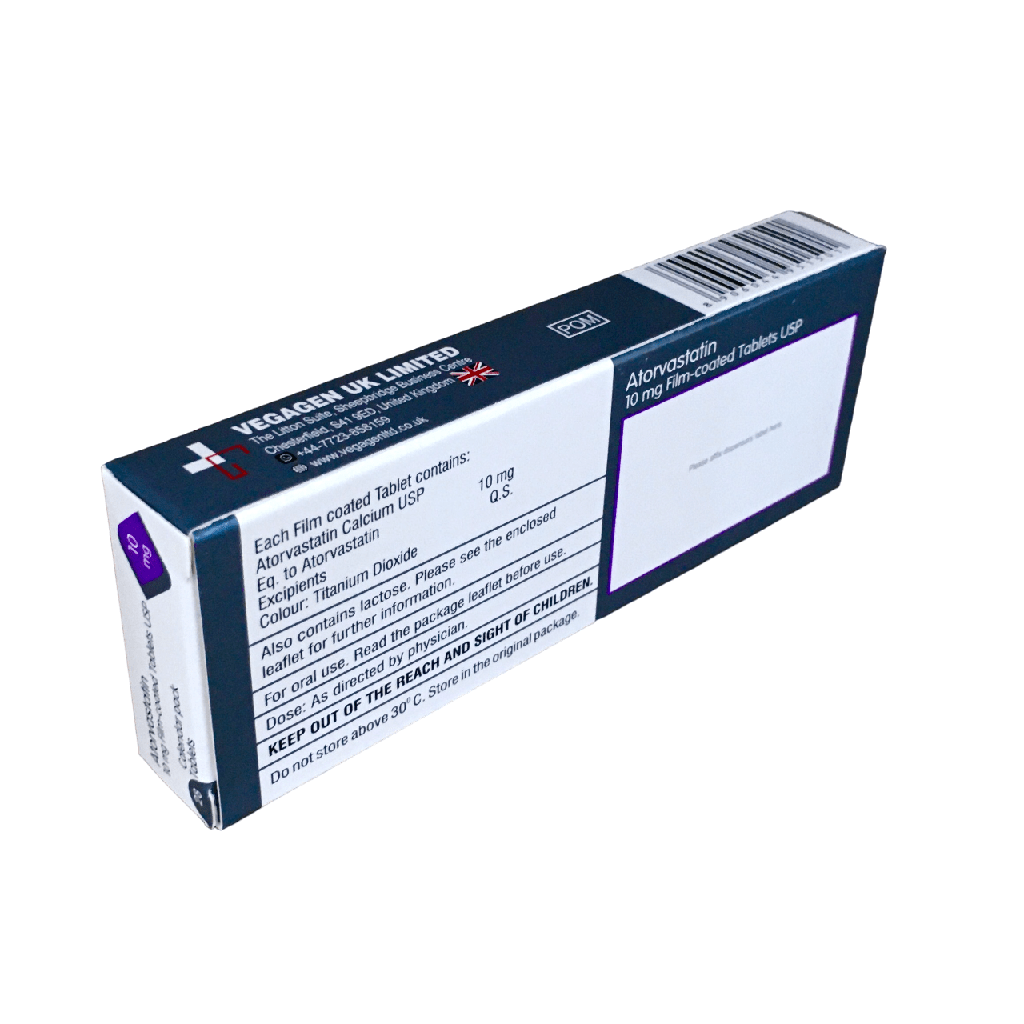 ATORVASTATIN 10MG TAB 28S VEGA UK