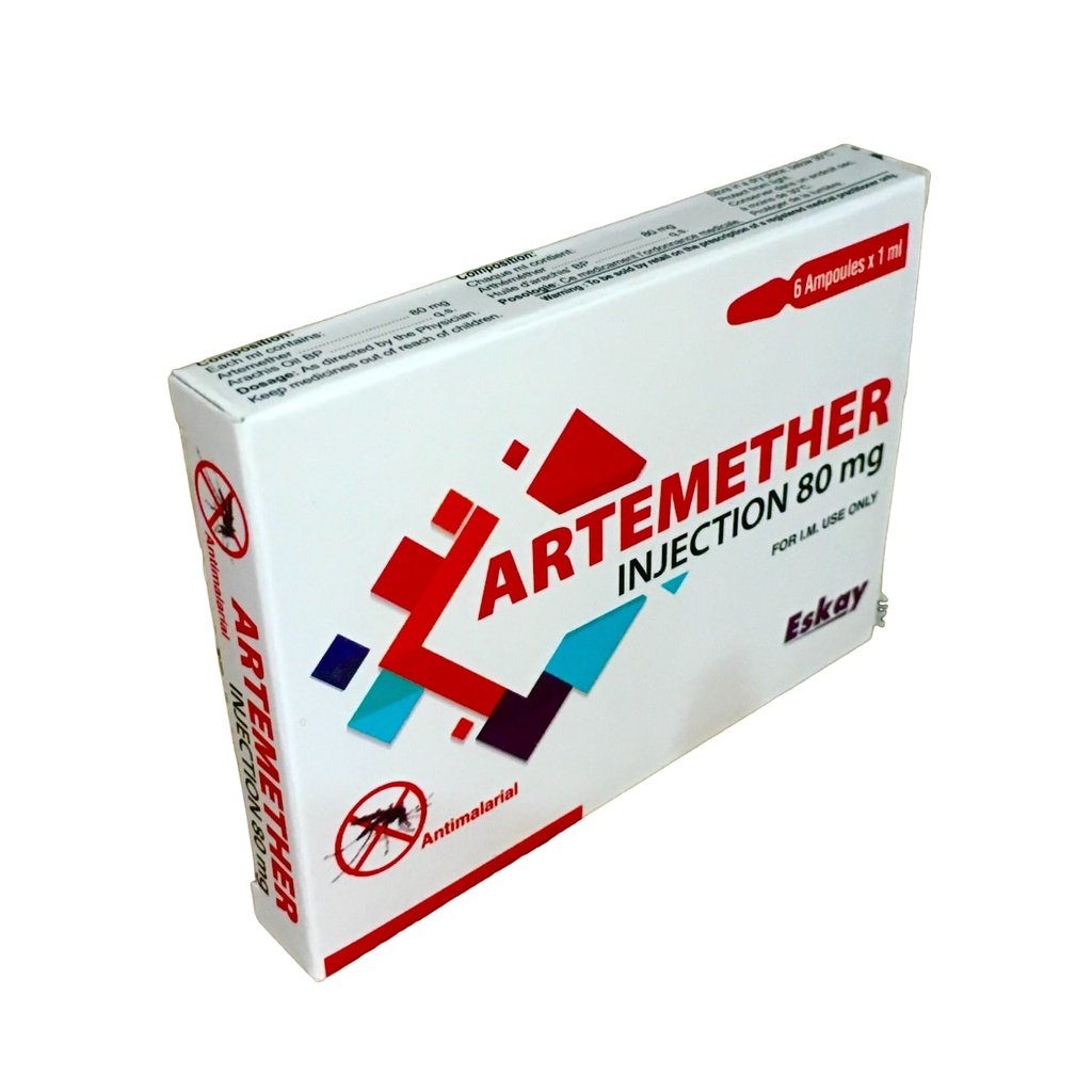 ARTEMETHER INJ 80MG/ML 6's (Eskay)