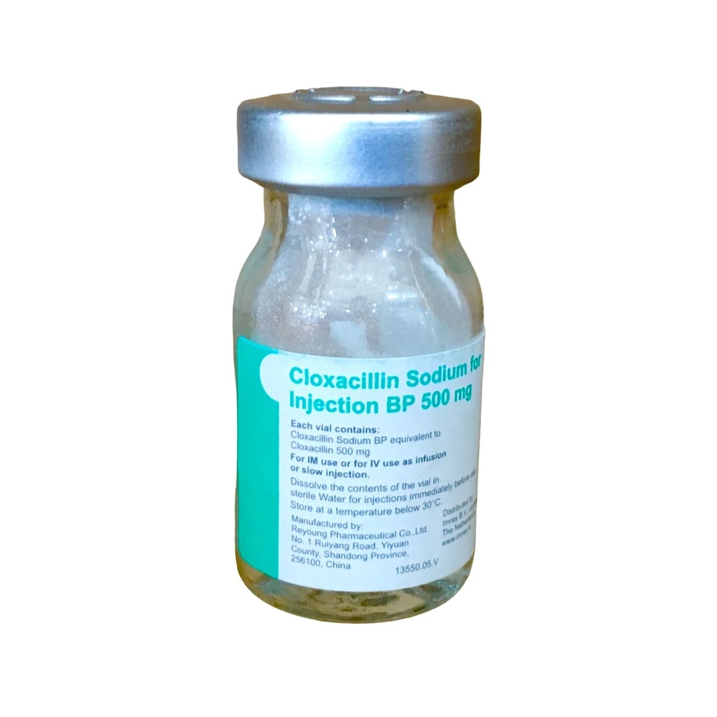 Cloxacillin Inj. 500mg 1's