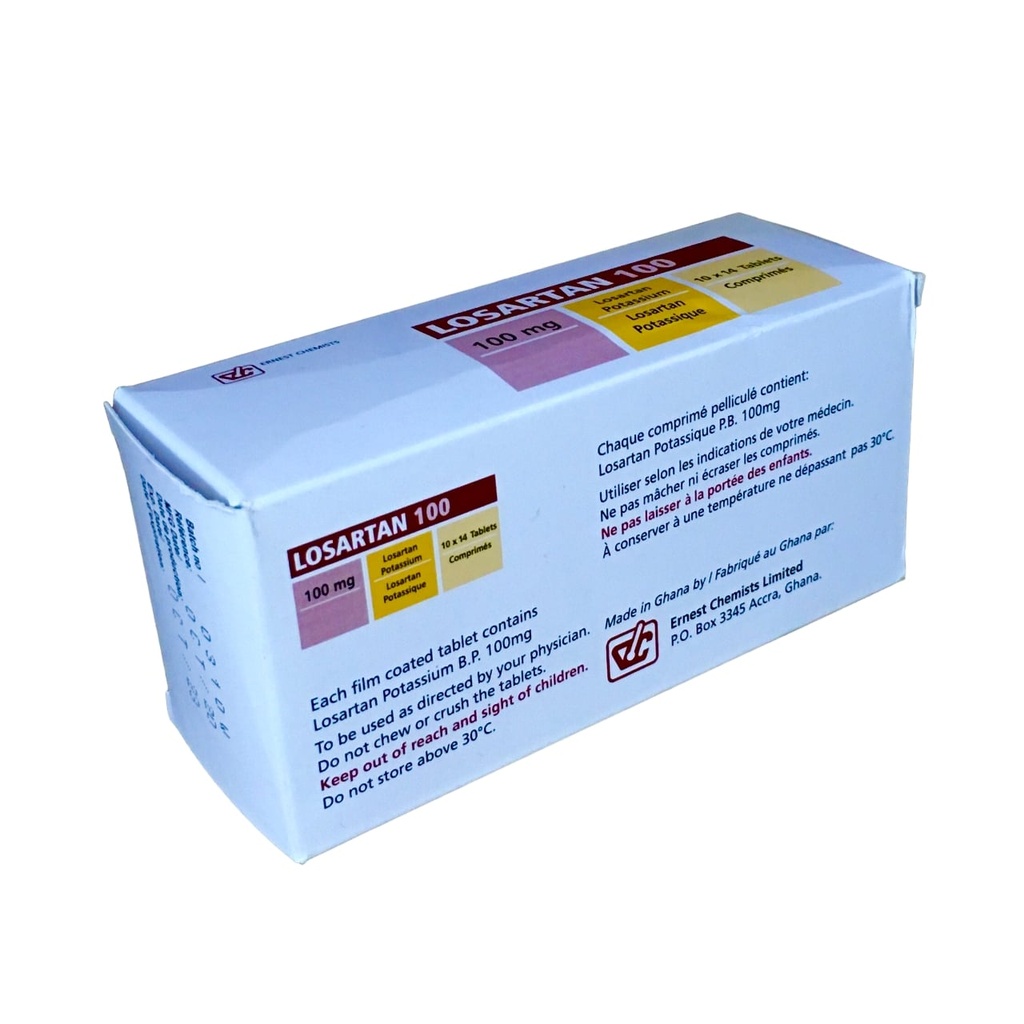 LOSARTAN TABS 100MG 140' (ECL)