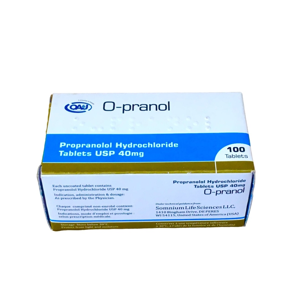 PROPANOLOL TAB 40MG (OA&J)