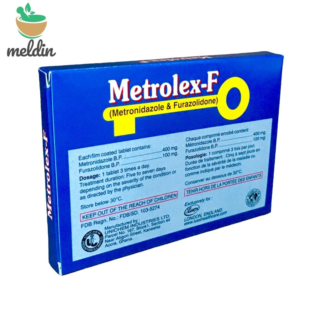 METROLEX F TABLETS 21'S 
