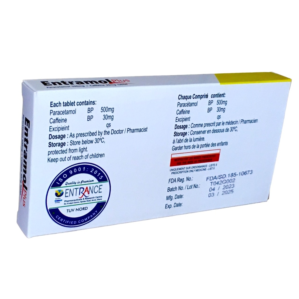 Entramol Plus - (2 x 12tabs)