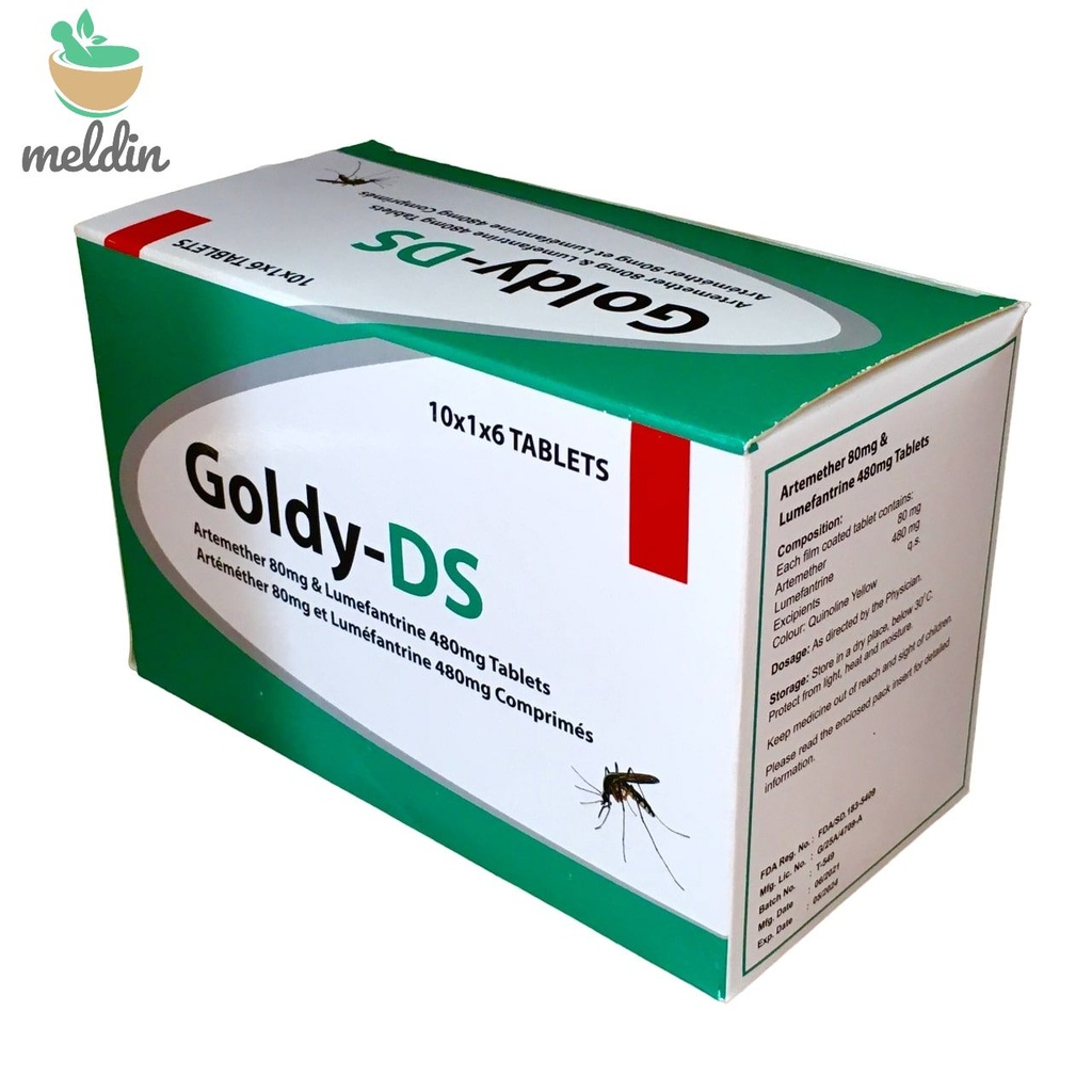GOLDY MALARIA  TAB 6's