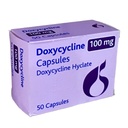 DOXYCYCLINE CAPS 100MG 8' (Teva)