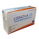 Lisinova 10 Mg Tabs 30'S  (Lisinopril)