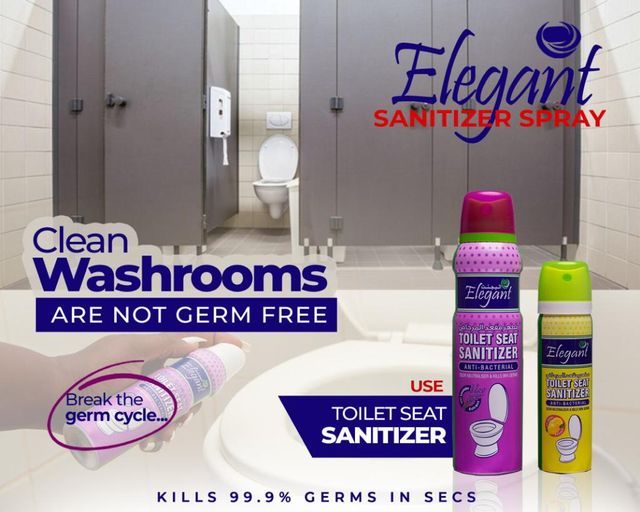 ELEGANT TOILET SEAT SANITIZER SPRAY 150ML