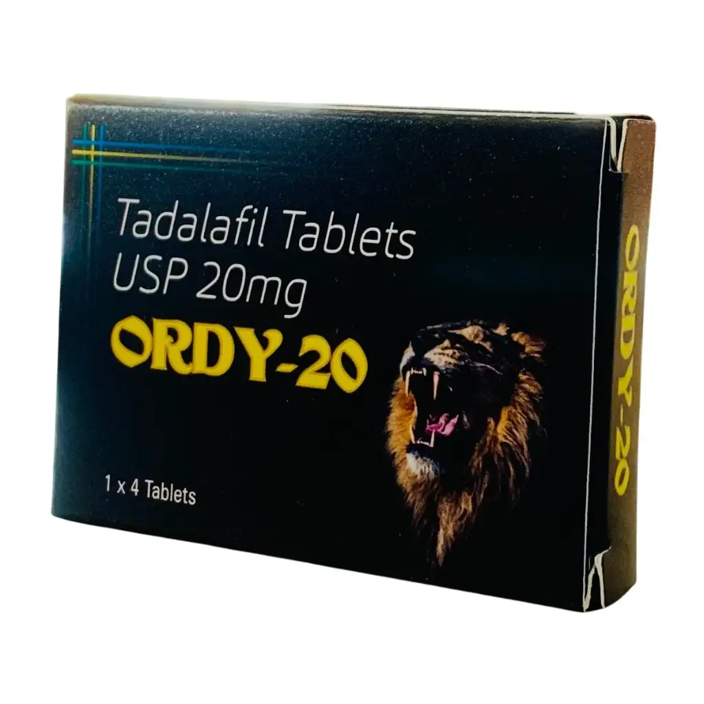 ORDY-20 TADALAFIL 20MG TABLETS 4s CENTURION LAB