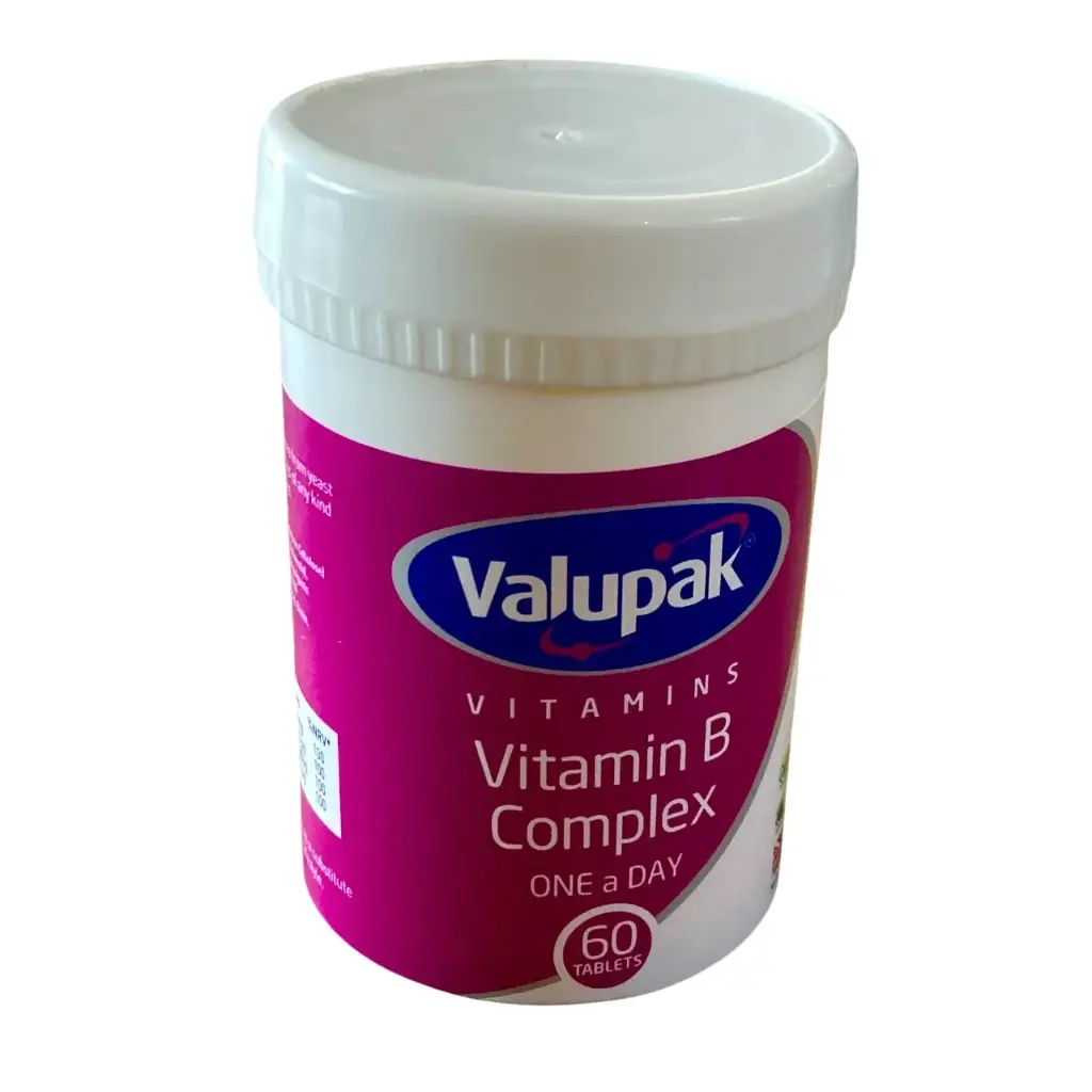 VALUPAK VIT. B COMPLEX TABS 60'S