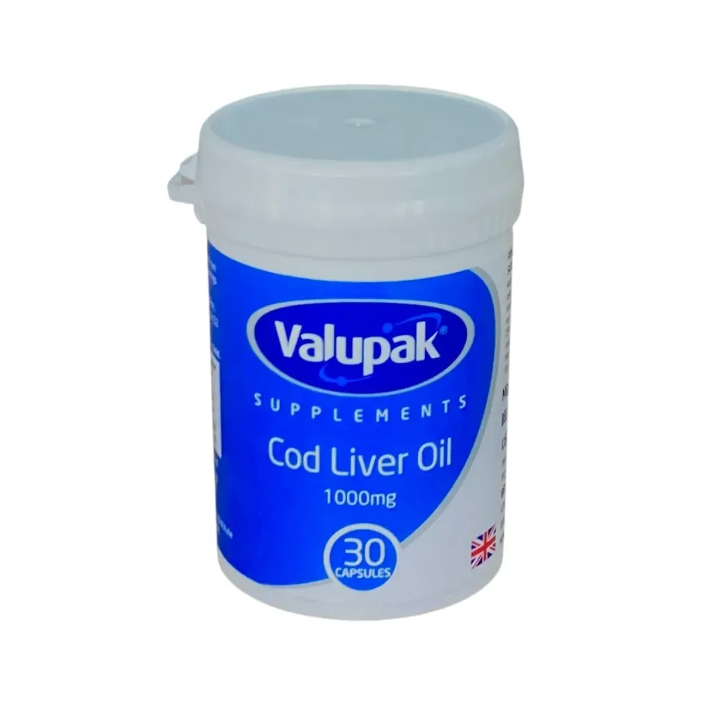 VALUPAK COD LIVER OIL 1000MG 30'S