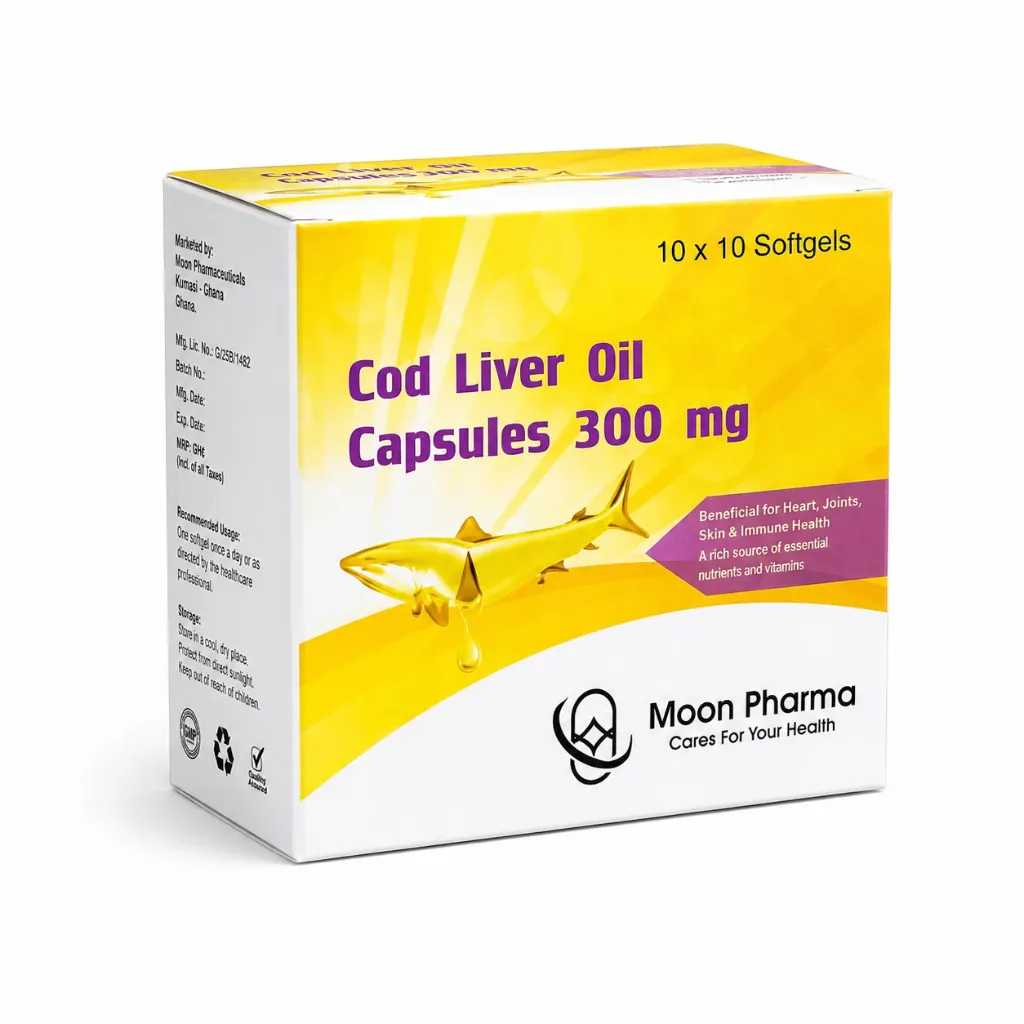 [MPG-36] Cod Liver Oil Caps 300mg (Moon)