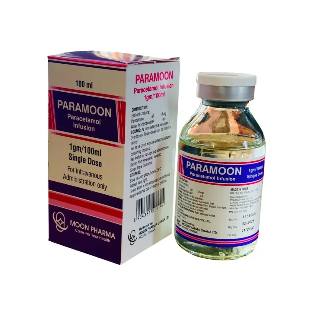 PARAMOON I.V Infusion 1G/100ml (Paracetamol)