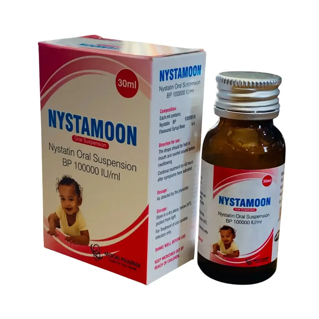 [MPG-92] NYSTAMOON SUSP 30ML (Nystatin BP 100000 I.U/ml)