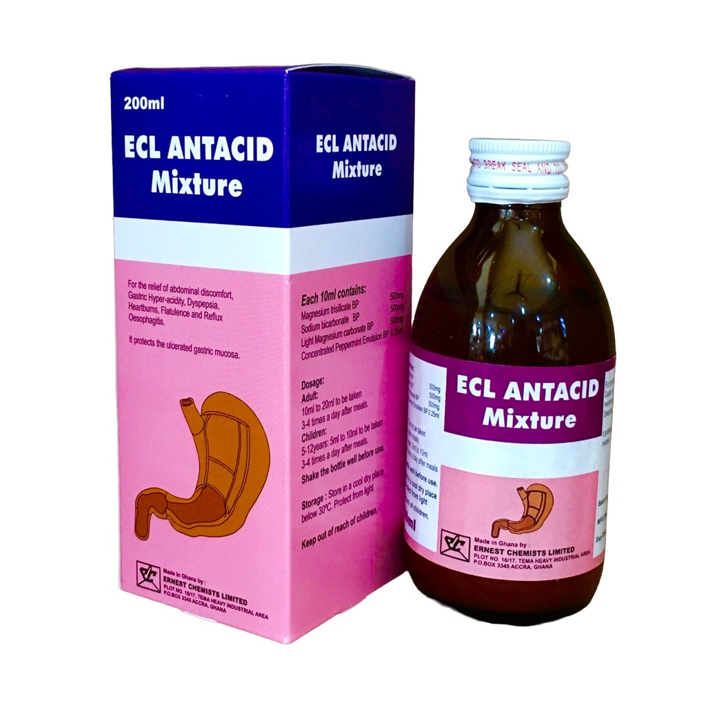 ANTACID MIXTURE 200ML(ECL)