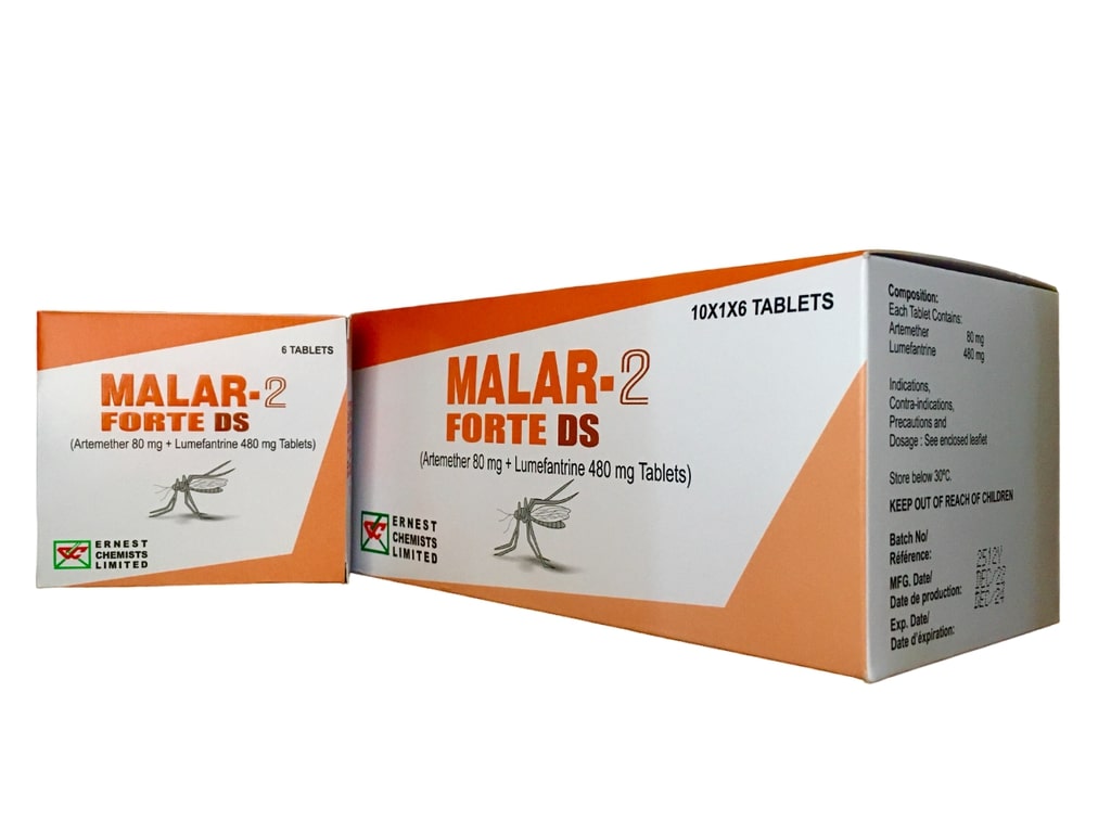 MALAR 2 FORTE DS (80/480)MG TABS 6'