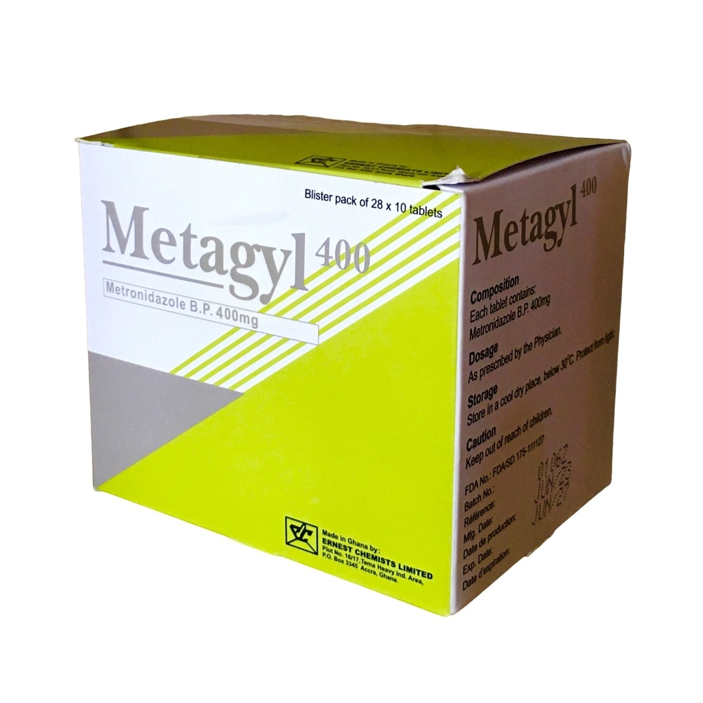 METAGYL TABLETS 400MG 280'