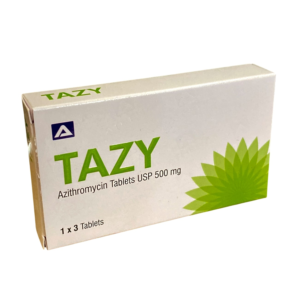 TAZY 500MG 3'S (Azithromycin)