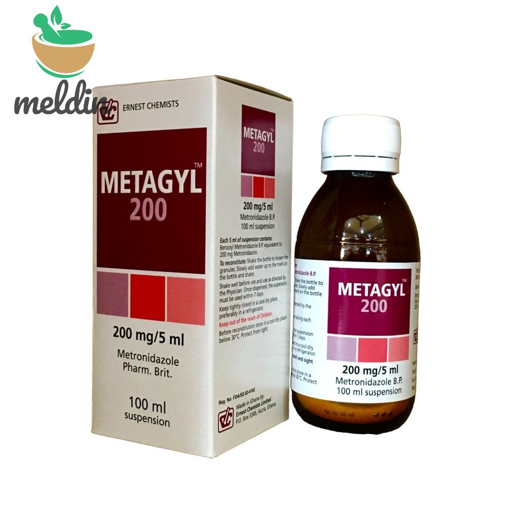 METAGYL(MET'ZOL) SYR 200MG/5ML 100ML