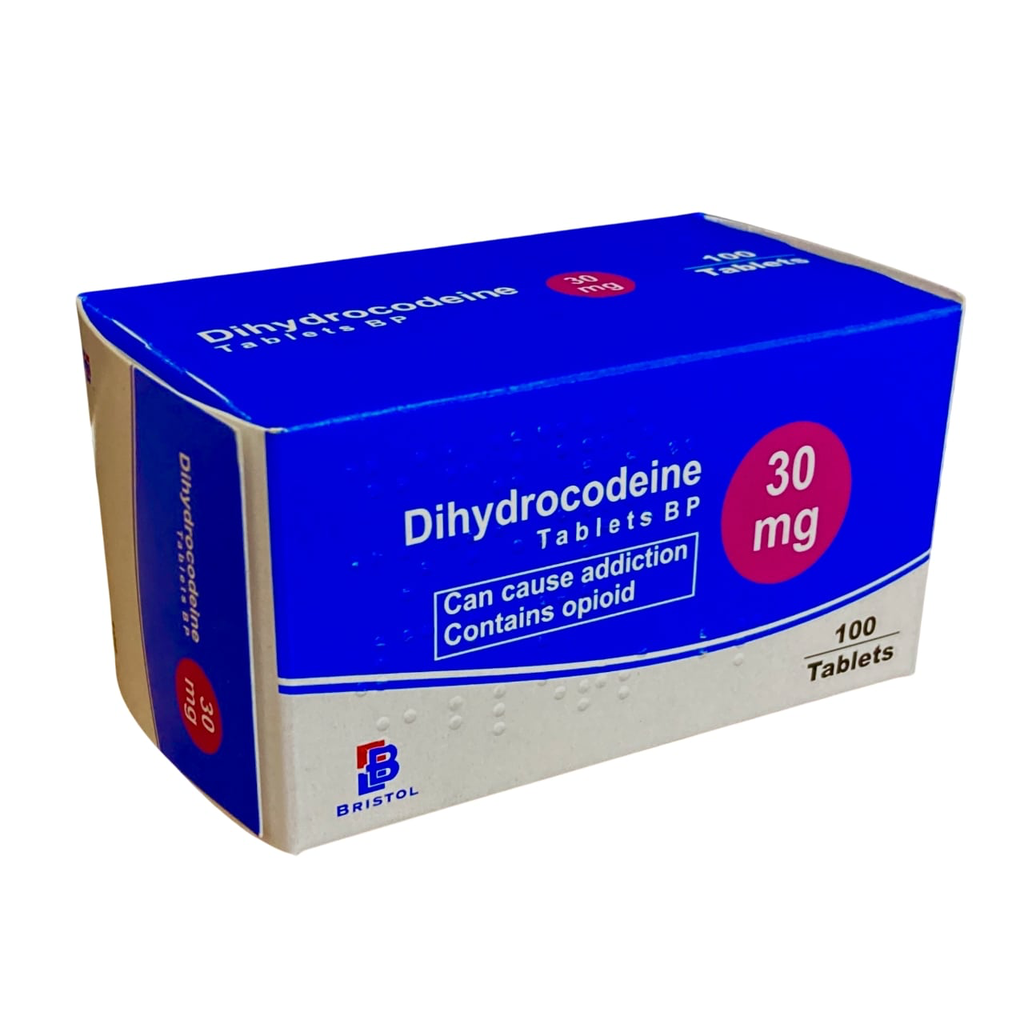 DIHYDROCODEINE 30MG TAB 100'S