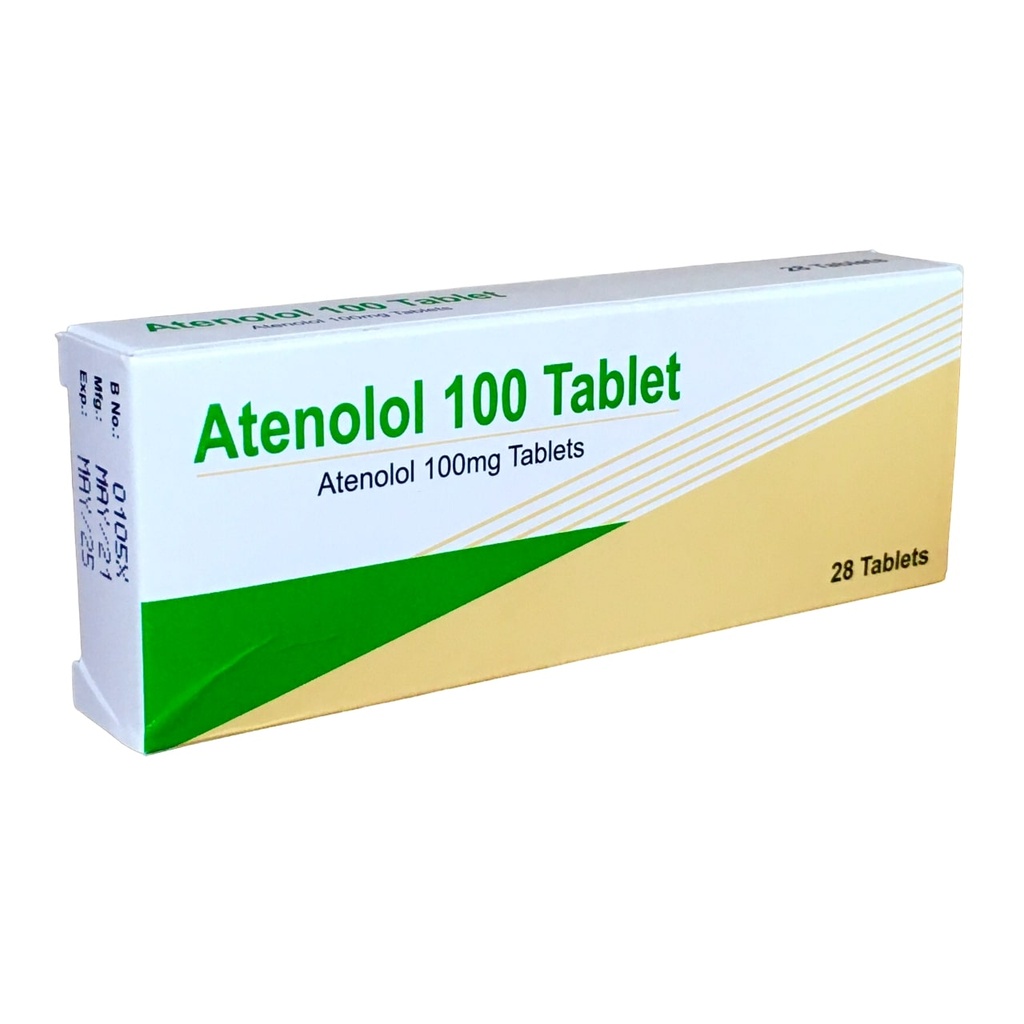 ATENOLOL TABLETS 100MG 28' (ECL)