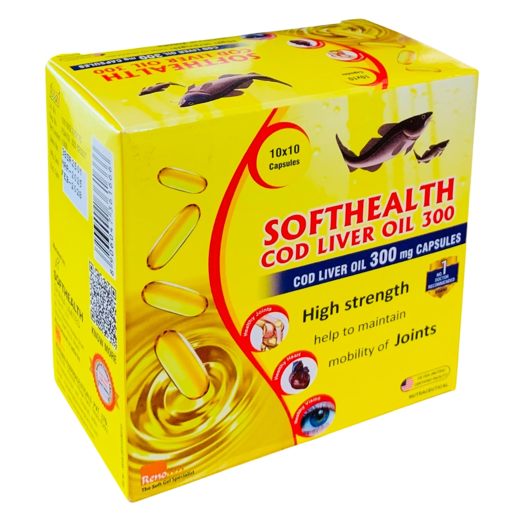 Codliver oil 300 mg 100's