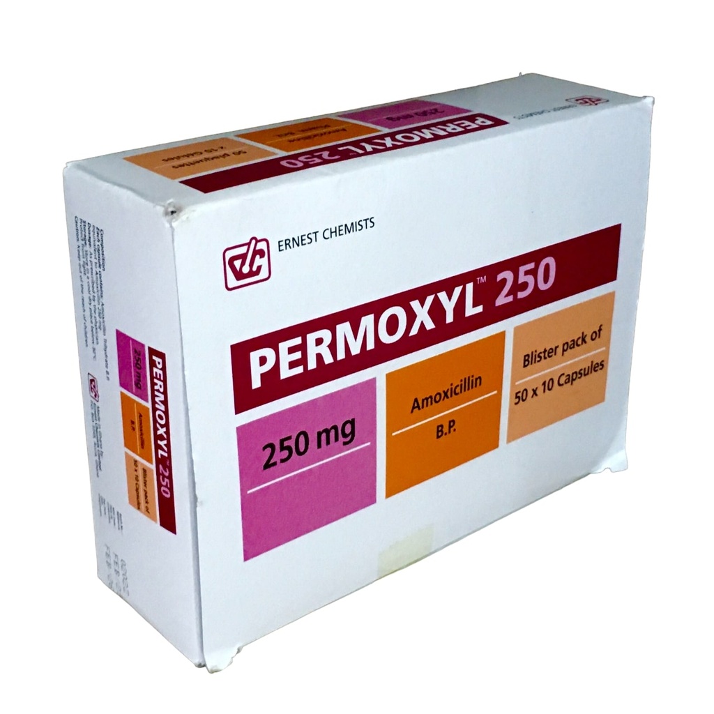 PERMOXYL CAPS 250MG 500'