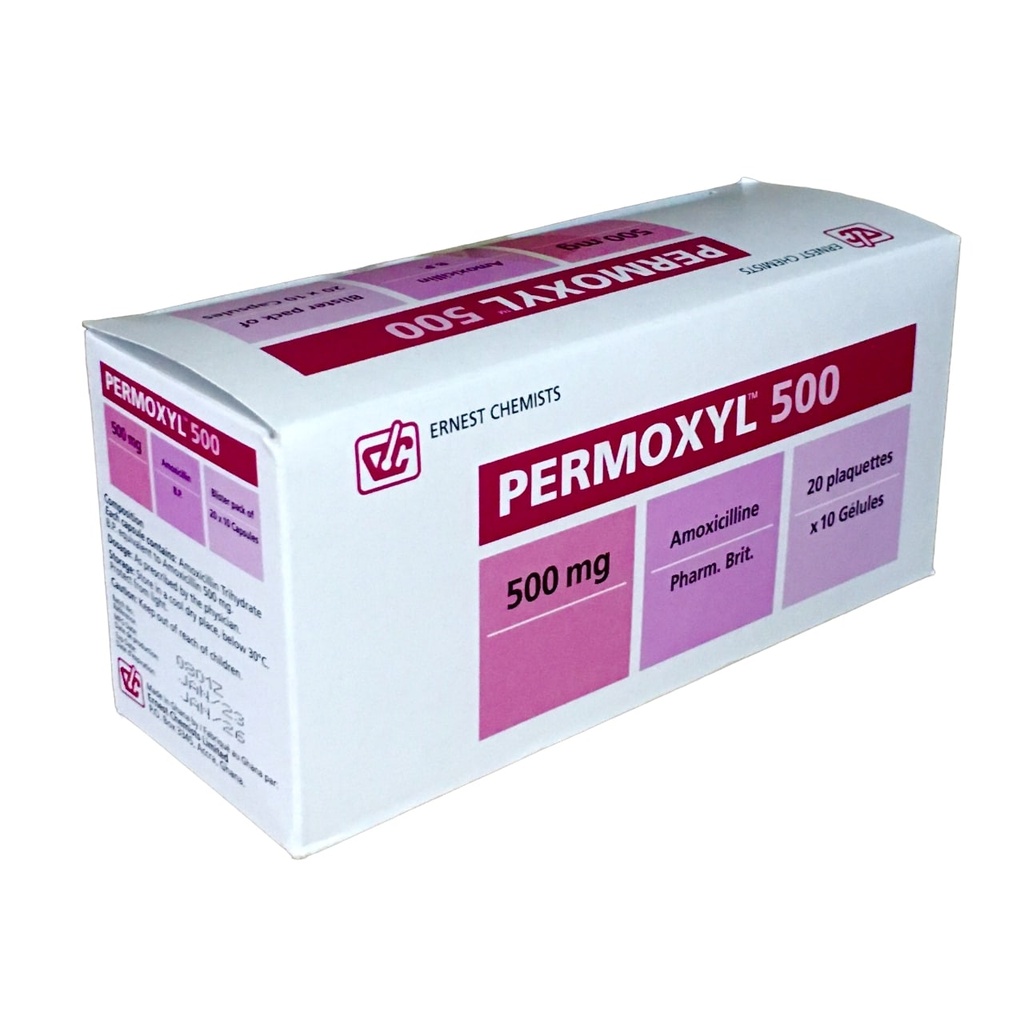 PERMOXYL CAPS 500MG 200'
