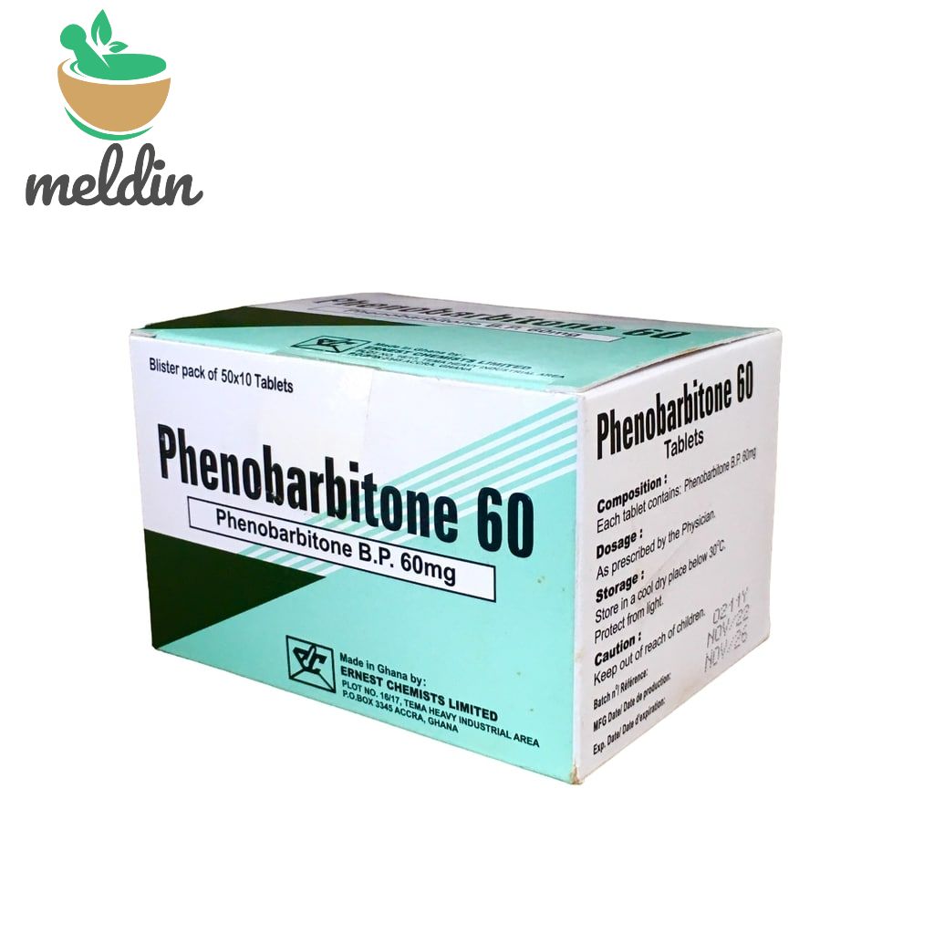 [ECL_DS-176] PHENOBARBITONE TABS 60MG 500'(ECL)