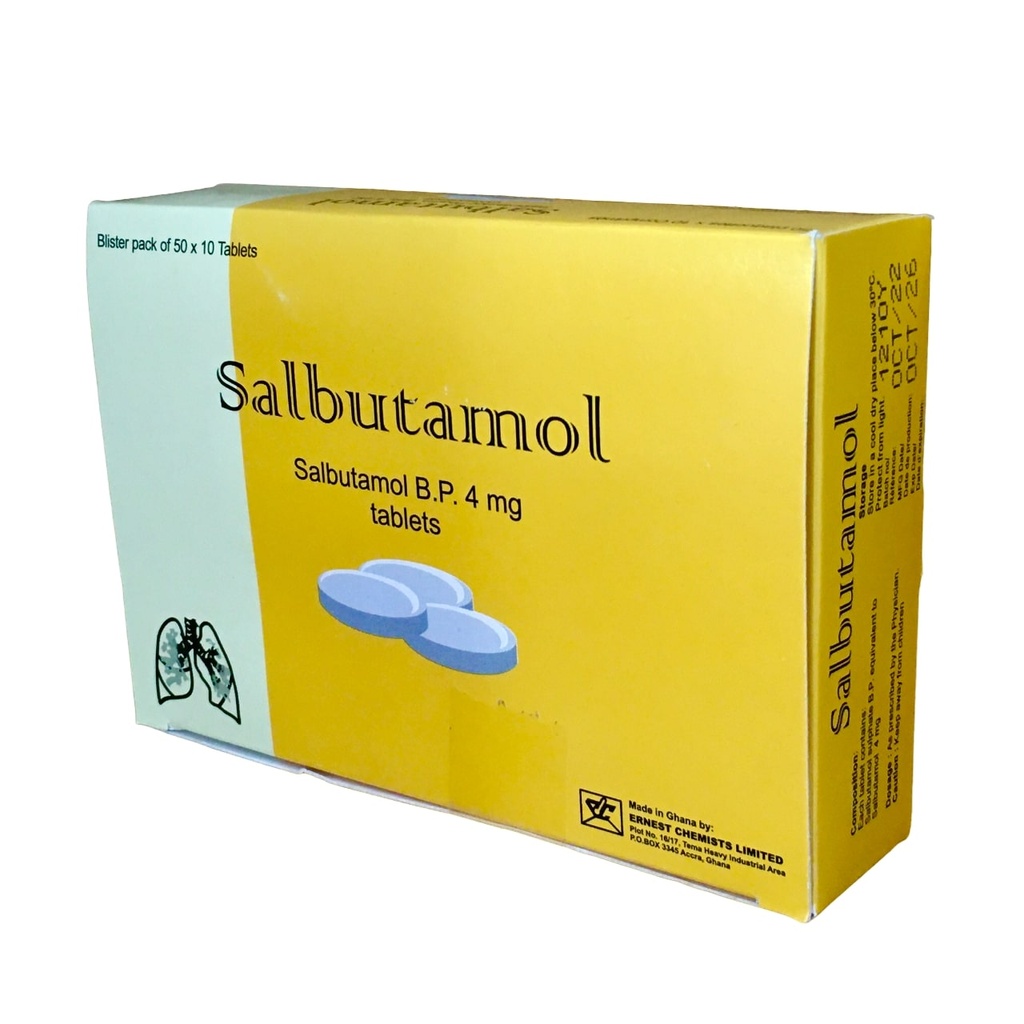 SALBUTAMOL TABS 4MG (ECL)