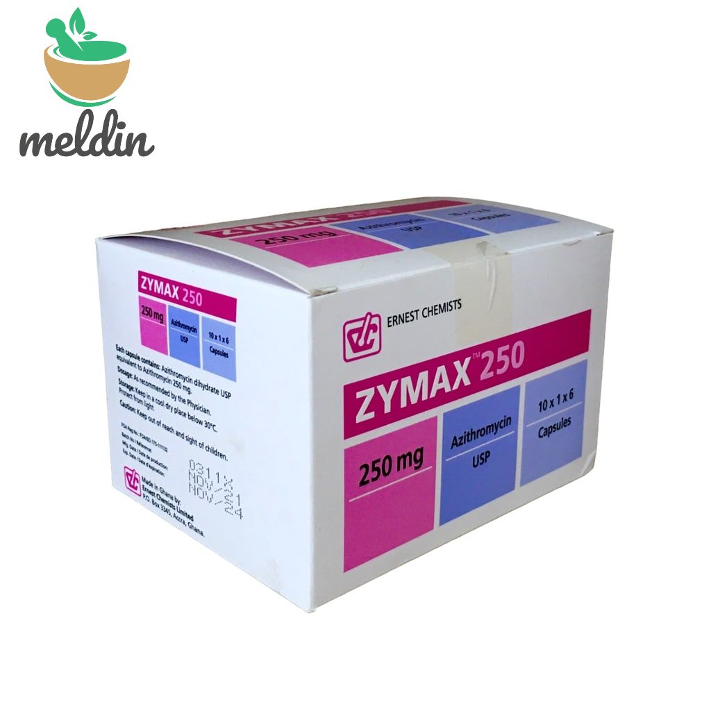 [ECL_DS-207] Zymax Caps 250Mg 6' (Azithromycin)
