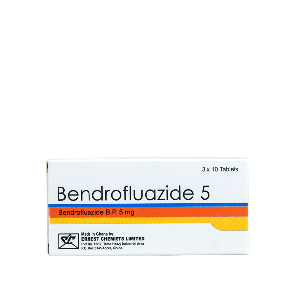 BENDROFLUAZIDE TAB 5MG 30' (ECL)