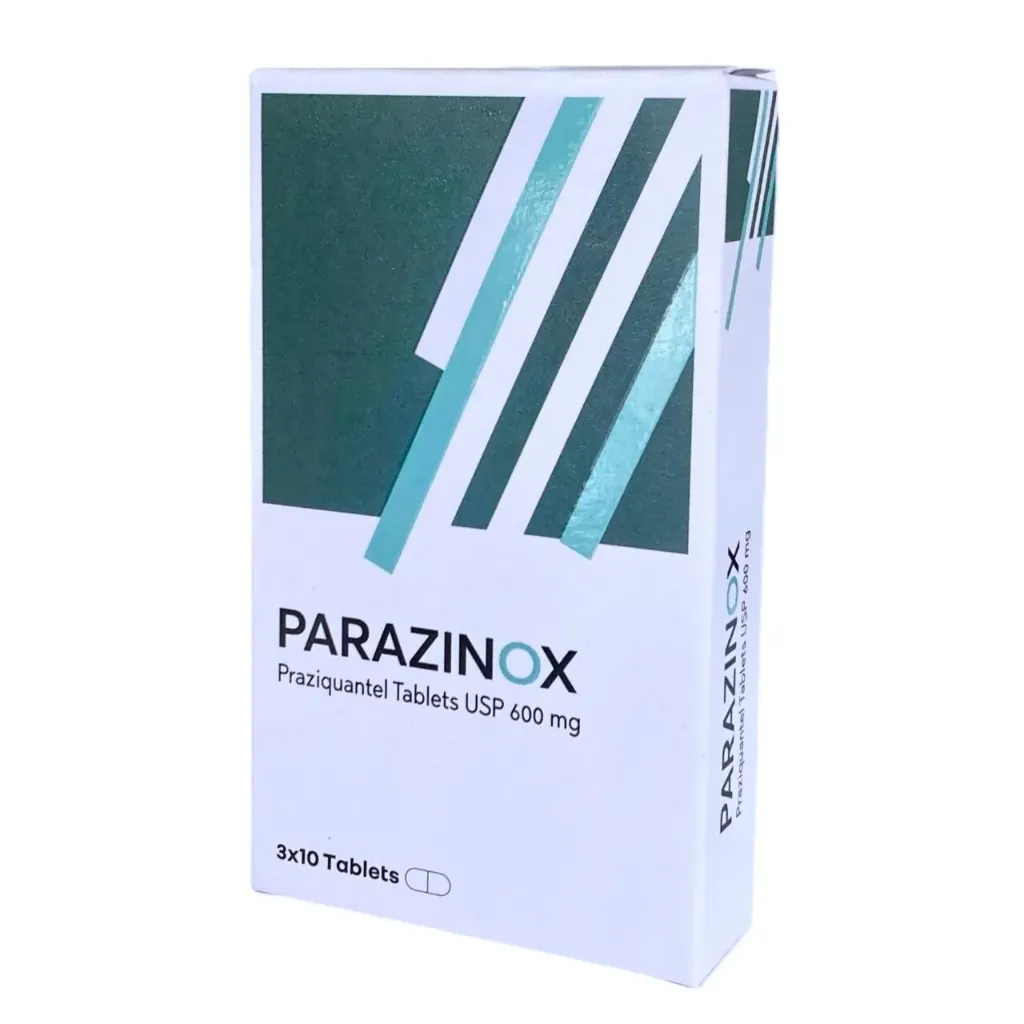 [TM-] Parazinox Tab 600mg (Praziquantel)