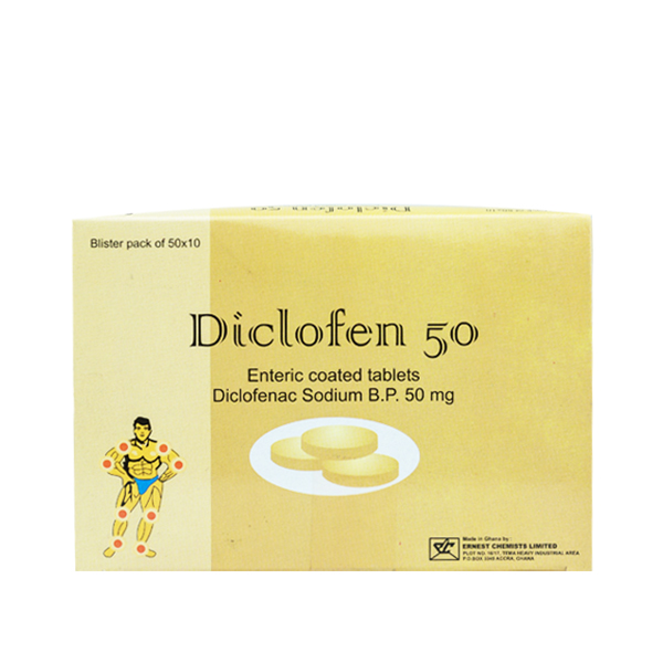 Diclofen Tabs 50Mg 500' (Ecl)