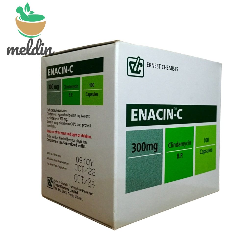ENACIN-C(CLINDAMYCIN) 300MG CAPS 100'