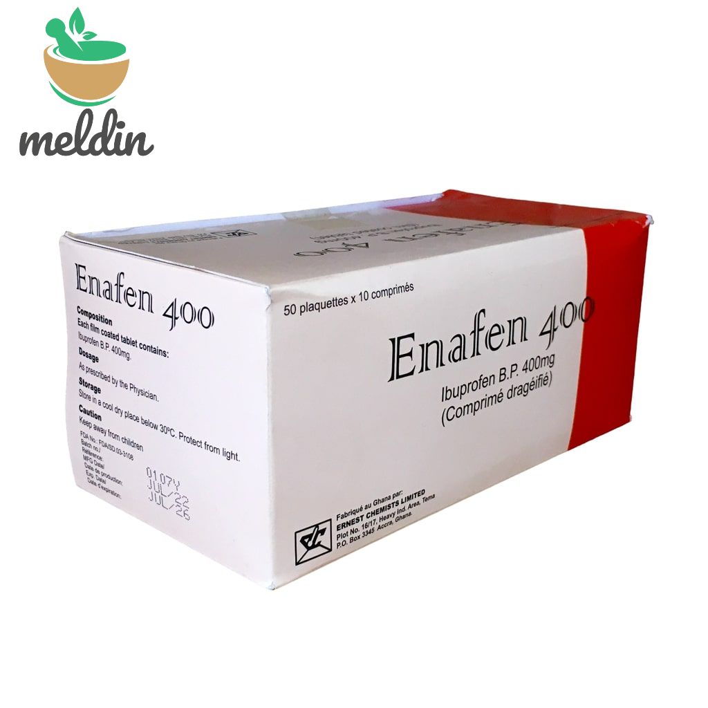 [ECL_DS-57] ENAFEN(IBUPROFEN) TABS 400MG 500'