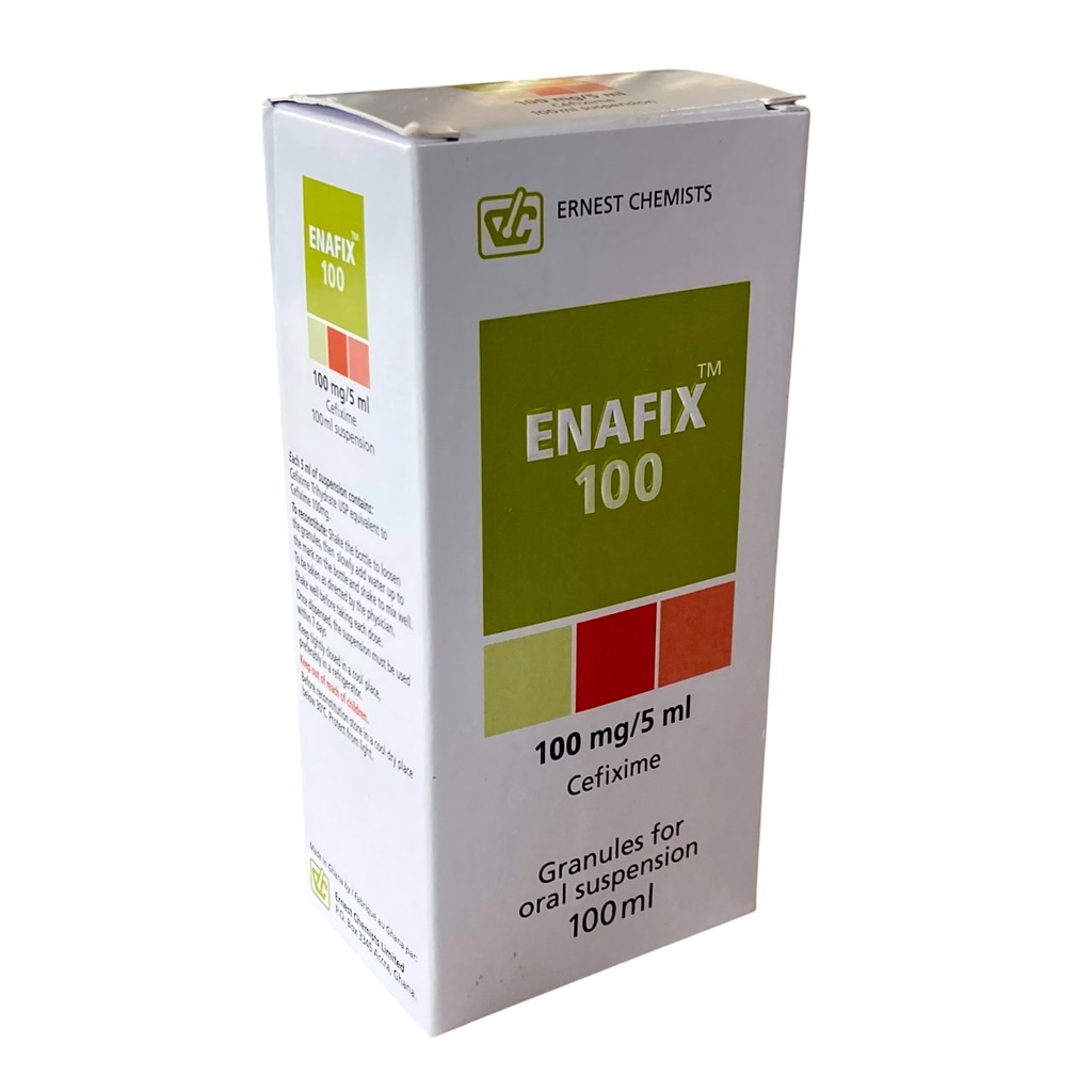 ENAFIX(CEFIXIME) SUSP 100MG/5ML 100ML